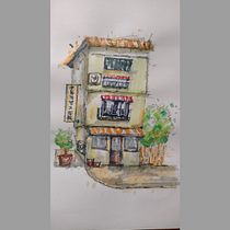 Mi proyecto del curso: Dibujo arquitectónico expresivo con marcadores de colores. Sketching, Drawing, Architectural Illustration, Sketchbook & Ink Illustration project by Juan Flor - 05.05.2023