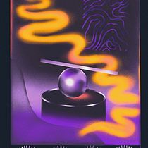 Mein Abschlussprojekt für den Kurs: Retrofuturistische Illustration mit Procreate. Ilustração digital, e Desenho digital projeto de Vina Virago - 06.05.2023