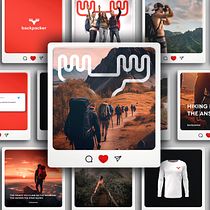 Backpacker Hiking Club - Visual Identity. Design, Br, ing, Identit, Graphic Design, and Logo Design project by Mario Vladimirov - 05.06.2023