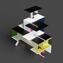 My project for course: Architectural Models with Rhino 3D and V-Ray Ein Projekt aus dem Bereich 3D, Architektur, Innenarchitektur, Digitale Illustration, 3-D-Modellierung, Digitale Architektur und ArchVIZ von ghizt - 06.05.2023