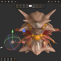 My project for course: Illustration of 3D Characters on Your iPad. Projekt z dziedziny Trad, c, jna ilustracja, 3D, Projektowanie postaci, Ilustracja c, frowa,  Modelowanie 3D, Projektowanie postaci 3D, Malarstwo c i frowe użytkownika Rahaf Alghamdi - 07.05.2023