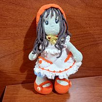 Mi proyecto del curso: Elaboración de muñecas amigurumi románticas Ein Projekt aus dem Bereich H, werk, Spielzeugdesign, Weben, Crochet, Amigurumi und Textildesign von Nadia Gamero Begazo - 07.05.2023