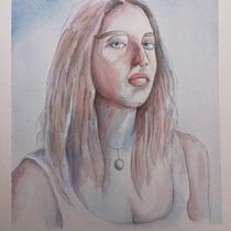My project for course: Artistic Portrait with Watercolors. Fine Arts, Painting, Watercolor Painting, and Portrait Drawing project by giuseppe_m - 05.07.2023