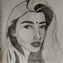 Retrato a línea con grafito. Artes plásticas, Esboçado, Desenho, Desenho de retrato, Sketchbook, Design e Ilustração tradicional projeto de Fernando Nesa Ramírez - 07.05.2023