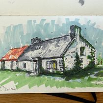 My project for course: Expressive Architectural Sketching with Colored Markers. Sketching, Drawing, Architectural Illustration, Sketchbook & Ink Illustration project by pete_204018 - 05.08.2023