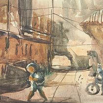 Mi proyecto del curso: Fundamentos de la luz y el color para acuarela. Painting, Watercolor Painting, and Architectural Illustration project by Delis Cristobal Villalobos Poblete - 05.05.2023