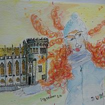 Mein Abschlussprojekt für den Kurs: Aquarellsketching: Drück deine Ideen aus . Ilustração tradicional, Esboçado, Criatividade, Desenho, Pintura em aquarela, e Sketchbook projeto de Inka Kleinke-Bialy - 08.05.2023