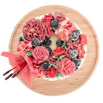 My project for course: Decorative Buttercream Flowers for Cake Design. Design, and DIY project by Lydya Michal - 05.05.2023
