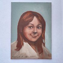 My project for course: Portrait Painting with Oil: Explore Light and Shade. Fine Arts, Painting, and Oil Painting project by Ассоль Ковтун - 04.29.2023