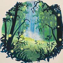 Mon projet du cours : Peinture de paysages enchantés à la gouache. Traditional illustration, Painting, and Gouache Painting project by marie.georget - 05.08.2023