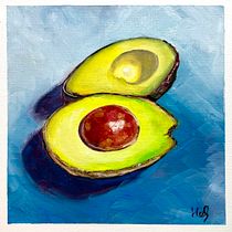 Mein Abschlussprojekt für den Kurs: Moderne Techniken der Ölmalerei. Een project van  Beeldende kunst, Schilderij y  Olieverfschilderij van Yvonne Heß - 09.05.2023