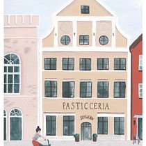 Mein Abschlussprojekt für den Kurs: Gouache-Techniken für Illustrationen. Traditional illustration, Sketching, Creativit, Drawing, Watercolor Painting, Sketchbook, and Gouache Painting project by cinx - 05.09.2023