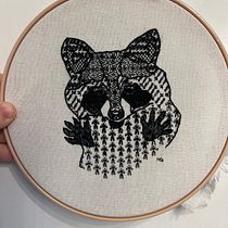 My project for course: Introduction to Blackwork Embroidery. Un proyecto de Bordado y Diseño textil de Meghan - 09.05.2023