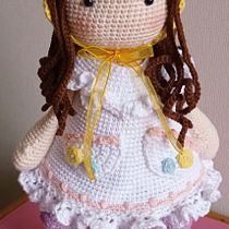 Mi proyecto del curso: Elaboración de muñecas amigurumi románticas Ein Projekt aus dem Bereich H, werk, Spielzeugdesign, Weben, Crochet, Amigurumi und Textildesign von criseida_siem - 09.05.2023