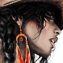 Mój projekt z kursu: Rysowanie portretów z użyciem Procreate. Projekt z dziedziny Trad, c, jna ilustracja, Grafika wektorowa, Ilustracja c, frowa i Portret użytkownika malornymilena - 06.03.2022