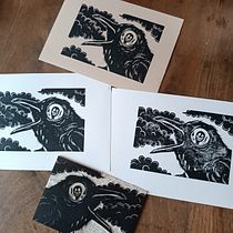 Mon projet du cours : Gravure contemporaine au linoléum. Traditional illustration, Arts, Crafts, Fine Arts, Printing & Ink Illustration project by feeverte - 05.01.2023