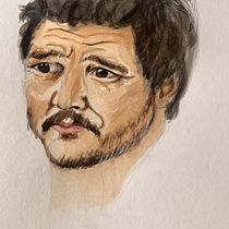 Mijn project van de cursus: Sketchbook met portretten: verken het menselijk gezicht. Esboçado, Desenho, Desenho de retrato, Desenho artístico, e Sketchbook projeto de lisa_vkralingen - 10.05.2023