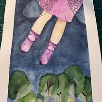 My project for course: Fairy-Tale Illustration with Watercolors. Watercolor Painting project by Fá Silva - 05.15.2023