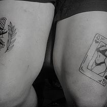 Mon projet du cours : Initiation aux techniques de tatouage. Ilustração tradicional, Desenho de tatuagens e Ilustração botânica projeto de Marie-Soleil Lavoie - 10.05.2023
