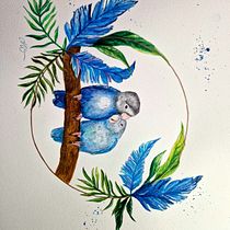 Mein Abschlussprojekt für den Kurs: Filigrane Aquarellmalerei mit Metallic-Akzenten. Traditional illustration, Painting, Watercolor Painting, Botanical Illustration, Naturalistic Illustration, and Decorative Painting project by Nathalie W - 05.10.2023