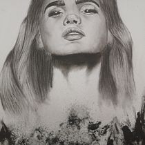 My project for course: Artistic Charcoal Portraiture: Creating Atmosphere. Ilustração tradicional, Artes plásticas, Desenho, Desenho de retrato, Desenho realista, e Desenho artístico projeto de Dave Tynes - 11.05.2023