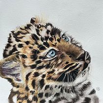Mon projet du cours : Portraits expressifs d'animaux à l'aquarelle. Un progetto di Illustrazione tradizionale, Pittura ad acquerello, Disegno realistico e Illustrazione naturalistica di ninie_simba - 08.05.2023
