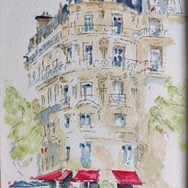 My project for course: Architectural Sketching with Watercolor and Ink. Sketching, Drawing, Watercolor Painting, Architectural Illustration, Sketchbook & Ink Illustration project by Sue Lee - 05.11.2023