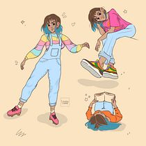 Meu projeto do curso: Desenho de personagens repletos de carisma. Projekt z dziedziny Projektowanie postaci, Sketching,  R, sunek, Stor, telling, Stor, board,  R, sunek art, st, czn i Narracja użytkownika Banny Salles Tojeiro - 11.05.2023