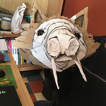Big (not so) bad wolf. Character Design, Arts, Crafts, Fine Arts, and Sculpture project by Laetitia Combrade - 05.11.2023