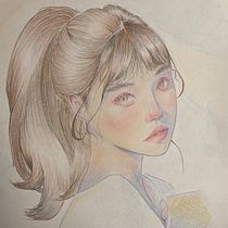 Mi proyecto del curso: Dibujo de retratos llamativos con lápices de colores. Desenho, Desenho de retrato, Sketchbook, e Desenho com lápis de cor projeto de Julio Camargo - 08.05.2023