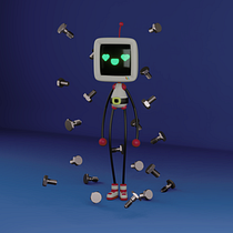 Mi proyecto del curso: Introducción al diseño y modelado 3D con Blender. Motion Graphics, Character Design, Product Design, and 3D Modeling project by César Ramírez Villanueva - 05.10.2023