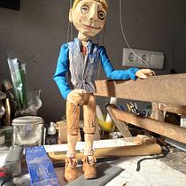Mein Abschlussprojekt für den Kurs: Holzmarionetten selber bauen. Arts, Crafts, and Woodworking project by frankmerker - 05.05.2023