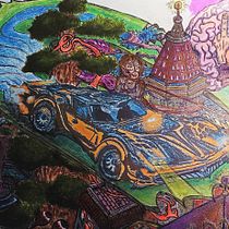 Creative sketching: fantasy cars/ characters  Ein Projekt aus dem Bereich Traditionelle Illustration, Bleistiftzeichnung, Zeichnung und Sketchbook von Andre Rebai - 11.05.2023