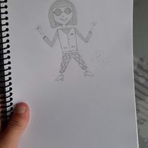 Meu projeto do curso: Introdução à criação de personagens estilo cartoon. Un projet de Illustration traditionnelle, Conception de personnages , et Dessin de Ana Carolina Queiroz da Fonseca Lima - 08.05.2023