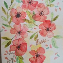Mi proyecto del curso: Acuarela floral: conecta con la naturaleza. Ilustração tradicional, Pintura, Pintura em aquarela e Ilustração botânica projeto de Elizabeth Martinez - 12.05.2023