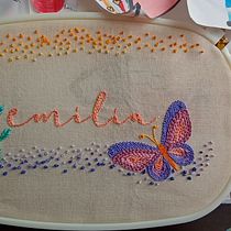 Mi proyecto del curso: Técnicas básicas para bordar letras. Un projet de Broderie , et Design textile de Erin Rodríguez Castro - 13.05.2023