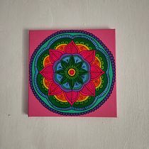 Mi proyecto del curso: Zentangle y mandalas: dibuja patrones armónicos. Un projet de Peinture, Dessin, Peinture acr, lique , et Créativité avec les enfants de Janis Matias - 09.05.2023