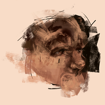 Meu projeto do curso: Retratos digitais com estilo tradicional no Photoshop. Traditional illustration, Digital Illustration, and Digital Painting project by s o f i a . - 05.13.2023