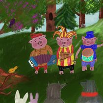 Il mio progetto del corso: Illustrazione per bambini con Procreate: dipingi scene magiche. Ilustração tradicional, Ilustração digital, Ilustração infantil, Pintura digital, e Álbum ilustrado projeto de Yasmine Zekri - 14.05.2023