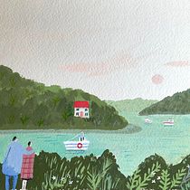 My project for course: Travel Sketchbook Illustration with Gouache. Un progetto di Pittura, Disegno, Sketchbook e Pittura gouache di claireannpotts - 14.05.2023