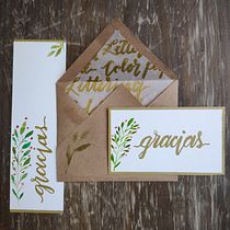 Mi proyecto del curso: Lettering en pequeño formato. Een project van Traditionele illustratie,  Belettering,  H y lettering van Mel E. - 14.05.2023