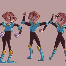 Mi proyecto del curso: Diseño de personajes retro para animación. Animation, 2D Animation, and 3D Character Design project by Priz Amezcua - 05.12.2023
