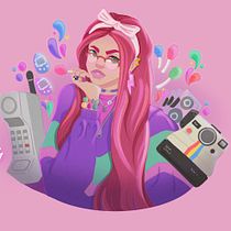 My project for course: Cartoon-Style Character Portraits with Procreate. Character Design, Digital Illustration, Digital Drawing, and Digital Painting project by Luis Cabrera - 05.15.2023