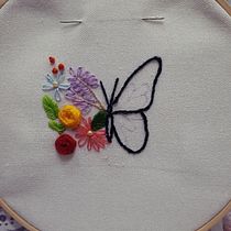Il mio progetto del corso: Ricamo a mano anatomico e floreale per capi e accessori. Un proyecto de Bordado y Diseño textil de carlottina14 - 15.05.2023