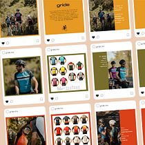 Mi proyecto del curso: Diseño de feed de Instagram con Canva para marca de ropa de ciclismo. Design gráfico, Marketing, Redes sociais, Instagram, e Design digital projeto de Alba CB - 14.05.2023