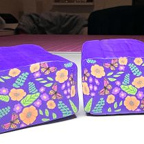 I'd love to see your final cane, slab, or any projects you've made from it!  Here is mine!. Design de acessórios, Artesanato, Design de joias, e DIY projeto de Kristin Vaughn - 15.05.2023