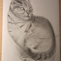 Mein Abschlussprojekt für den Kurs: Ausdrucksstarkes Zeichnen mit Holzkohle. Fine Arts, Drawing, Portrait Drawing, and Naturalistic Illustration project by Laura - 05.16.2023