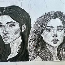 My project for course: Portrait Sketchbooking: Explore the Human Face. Esboçado, Desenho, Desenho de retrato, Desenho artístico, e Sketchbook projeto de jkoletti10 - 16.05.2023