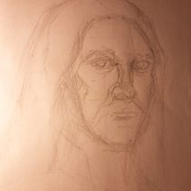 Meu projeto do curso: Retrato realista com lápis grafite. Ilustração tradicional, Artes plásticas, Esboçado, Desenho a lápis, Desenho, Desenho de retrato, Desenho realista, Desenho artístico, e Desenho anatômico projeto de Oscarlinda krüger - 16.05.2023
