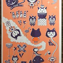 Mon projet du cours : Illustration d'une histoire dans le style kawaii. Traditional illustration, Character Design, Digital Illustration, and Manga project by Laurence Gonry Spacepafpaf - 05.10.2023